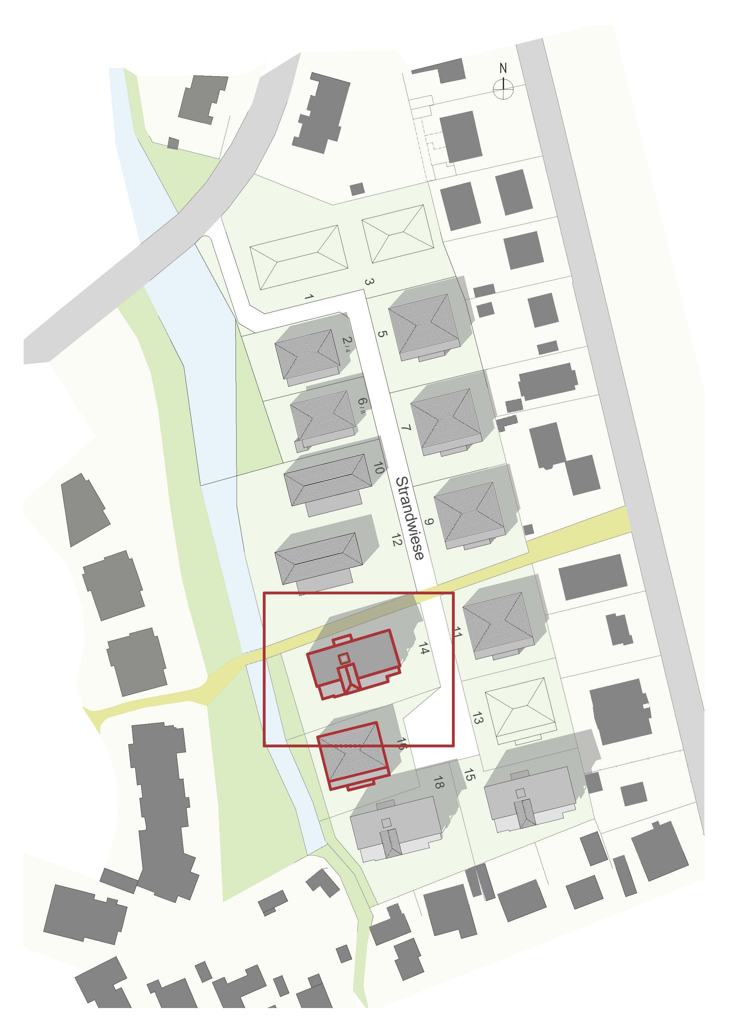 Lageplan Strandwiese 14